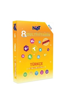 8. Sınıf Türkçe 12 Deneme 1.Dönem MULTİVİTAMİN - BİNOT Yayınları 8. Sınıf Türkçe 12 Deneme 1.Dönem MULTİVİTAMİN - BİNOT Yayınları