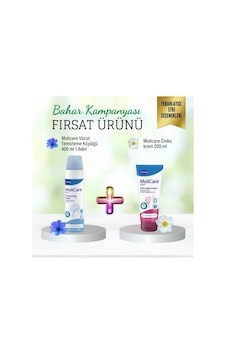 Molicare Vücut Temizleme Köpüğü 400 ML + Zinc Oxide Cream 200 ML Molicare Vücut Temizleme Köpüğü 400 ML + Zinc Oxide Cream 200 ML