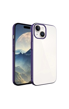 Apple Uyumlu iPhone 15 Kılıf Sert Pc Renkli Çerçeveli Zore Riksos Kapak Apple Uyumlu iPhone 15 Kılıf Sert Pc Renkli Çerçeveli Zore Riksos Kapak