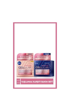 NIVEA Cellular Expert Lift Saf Bakuchiol Gelişmiş Gündüz ve Gece Yüz Kremi 50ml NIVEA Cellular Expert Lift Saf Bakuchiol Gelişmiş Gündüz ve Gece Yüz Kremi 50ml
