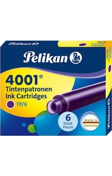 Pelikan Dolma Kalem Tüpü 6 Lı Violet 4001 Pelikan Dolma Kalem Tüpü 6 Lı Violet 4001