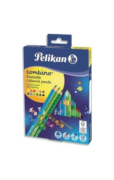 Combino Üçgen Kuru Boya Kalemi 12li Çok Renkli Combino Üçgen Kuru Boya Kalemi 12li Çok Renkli