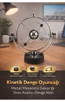 Kinetik Denge Oyuncağı Metal Masaüstü Dekor, Azaltıcı Denge Aleti Kinetik Denge Oyuncağı Metal Masaüstü Dekor, Azaltıcı Denge Aleti