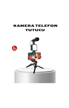 Video Çekim Kiti Tripod Led Işık Harici Mikrofon Ve Bluetooth Kumanda Seti - Htctdxuuczzzay49kameratelefontutucu Altın Video Çekim Kiti Tripod Led Işık Harici Mikrofon Ve Bluetooth Kumanda Seti - Htctdxuuczzzay49kameratelefontutucu Altın