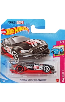 Hot Wheels - '18 Ford Mustang Gt Hw Drift - Siyah - 2021 - Gtb25 1/64 Hot Wheels - '18 Ford Mustang Gt Hw Drift - Siyah - 2021 - Gtb25 1/64