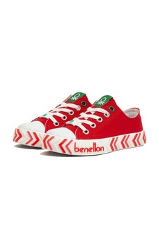 United Colors Of Benetton Benetton 6592 Filet Çocuk Spor Ayakkabı Kırmızı