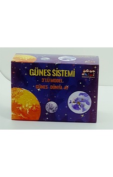 Güneş Sistemi 3 Lü Model Güneş Dünya Ay Diğer