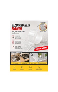 Ultra Şeffaf Sızdırmazlık Bandı - Su Geçirmez Isıya Dayanıklı Mutfak Ve Banyo Derz Küf Önleyici Şerit Bant - 900117836 Diğer