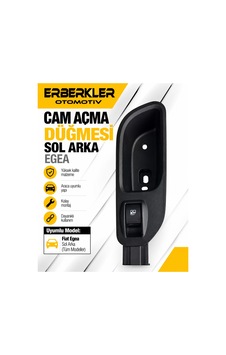 Cam Açma Düğmesi Sol Arka Egea - Erb2217 Cam Açma Düğmesi Sol Arka Egea - Erb2217