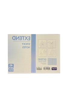 Yapışkanlı Not Kağıdı Extend 96x146mm 2x20 Yaprak Çizgili Mavi Yapışkanlı Not Kağıdı Extend 96x146mm 2x20 Yaprak Çizgili Mavi