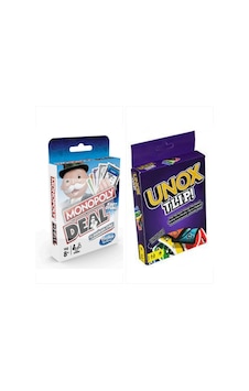 Monopoly Deal Unox Oyun Kartı 2li Set Monopoly Deal Unox Oyun Kartı 2li Set
