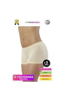 Kadınboxer Toparlayıcı Şekillendirici Seamless Kaymaz Kadın Dikişsiz Boxer İç Çamaşırı - 3 Adet Ten Kadınboxer Toparlayıcı Şekillendirici Seamless Kaymaz Kadın Dikişsiz Boxer İç Çamaşırı - 3 Adet Ten
