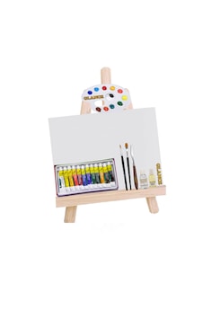 Fanart 12x12 Yağlı Boya Masaüstü Şövale Seti