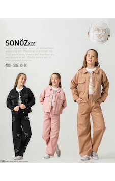 Son Öz Bebe Fiyonklu Ceketli Kız 3 Lü Takım 10-14 Yaş -480775 - Pembe Pembe Son Öz Bebe Fiyonklu Ceketli Kız 3 Lü Takım 10-14 Yaş -480775 - Pembe Pembe