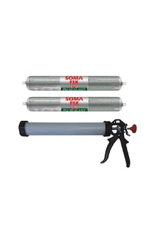 2 Adet Beyaz 600 ML Sosis Somafix Poliüretan Mastik Dış Cephe + Tabanca Beyaz Beyaz 2 Adet Beyaz 600 ML Sosis Somafix Poliüretan Mastik Dış Cephe + Tabanca Beyaz Beyaz