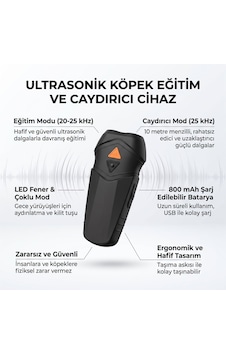 Büro Ev Ofis Evcil Köpek Hayvanı İçin Şarjlı 10mt Led Fenerli Ultrasonik Havlama Önler Eğitim Cihazı Büro Ev Ofis Evcil Köpek Hayvanı İçin Şarjlı 10mt Led Fenerli Ultrasonik Havlama Önler Eğitim Cihazı