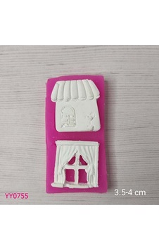 Yy0755 Ev Ve Perdeli Pencere Silikon Kalıp Yy0755 Ev Ve Perdeli Pencere Silikon Kalıp