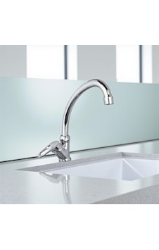 Aç Kapa Tek Su Girişli Lavabo Mutfak Bataryası Tekli Mix Musluk Krom Aç Kapa Tek Su Girişli Lavabo Mutfak Bataryası Tekli Mix Musluk Krom