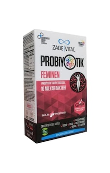 Zade Vital Probiyotik Feminen 30 Kapsül Zade Vital Probiyotik Feminen 30 Kapsül