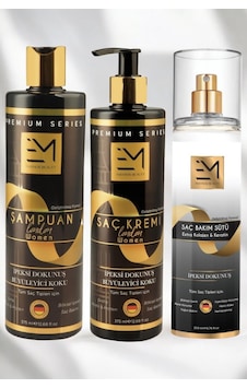 Em Amanos Beauty London Keratin & Protein Şampuuan 375 ML + Saç Kremi 375 ML + Keratin Saç Bakım Sütü 200 ML Em Amanos Beauty London Keratin & Protein Şampuuan 375 ML + Saç Kremi 375 ML + Keratin Saç Bakım Sütü 200 ML
