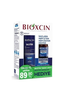 Bioxcin- Biotin 5000 Mcg 60 Tablet + Biotin Şampuan 300 ML Bioxcin- Biotin 5000 Mcg 60 Tablet + Biotin Şampuan 300 ML
