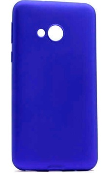 Htc U Play Kılıf Zore Premier Silikon Kapak Saks Mavi