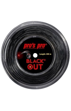 Pros Pro Black Out 1,28 Mm. Rulo Raket Kordajı 200 Metre Siyah Pros Pro Black Out 1,28 Mm. Rulo Raket Kordajı 200 Metre Siyah