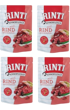 Rinti Pouch Dana Etli Köpek Yaş Mama 4 x 400 G Rinti Pouch Dana Etli Köpek Yaş Mama 4 x 400 G