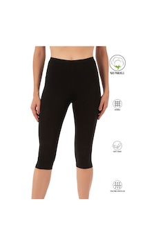 Özkan Underwear Özkan 0458 Kadın %95 Pamuklu Likralı Süprem Kumaş Esnek Rahat Yumuşak Diz Altı Kapri Tayt Siyah Özkan Underwear Özkan 0458 Kadın %95 Pamuklu Likralı Süprem Kumaş Esnek Rahat Yumuşak Diz Altı Kapri Tayt Siyah