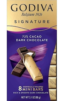 Godiva Signature 72% Cacao Dark Chocolate 90 G Godiva Signature 72% Cacao Dark Chocolate 90 G