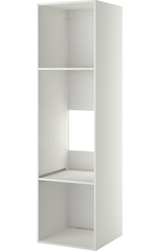 Fırın Boy Dolabı İskeleti, Beyaz, 60x60x220 Cm Beyaz Fırın Boy Dolabı İskeleti, Beyaz, 60x60x220 Cm Beyaz