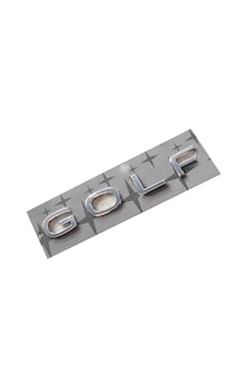 Golf Bagaj Yazısı Yeni Tip Krom A Kaliteli Ürün Golf Bagaj Yazısı Yeni Tip Krom A Kaliteli Ürün
