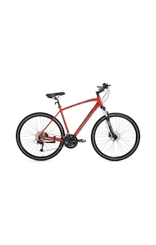 Bisan Trx 8500 Erkek Şehir Bisikleti 50cm Hd 28 Jant 27 Vites Mat Kırmızı Siyah Çok Renkli