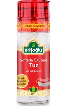 Arifoğlu Sofrada Öğütme Tuzu Değirmenli 125 G Arifoğlu Sofrada Öğütme Tuzu Değirmenli 125 G