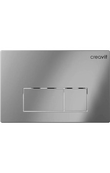 Creavit Arc Parlak Krom Kaplama Kumanda Paneli  GP8004.00 Gri