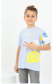 Toontoy Kids Toontoy Erkek Çocuk Soru İşareti Baskılı Tişört Mavi Toontoy Kids Toontoy Erkek Çocuk Soru İşareti Baskılı Tişört Mavi