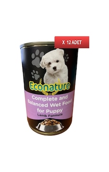 Econature Kuzu Etli Konserve Yavru Köpek Maması 12 x 400 G Econature Kuzu Etli Konserve Yavru Köpek Maması 12 x 400 G