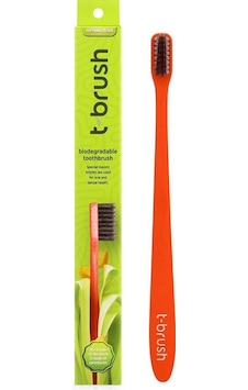 T Brush Bioçözünür Diş Fırçası Orta Sert Kırmızı T Brush Bioçözünür Diş Fırçası Orta Sert Kırmızı