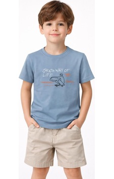 Yale Kids 3-8 Yaş Erkek Çocuk Tişört Mavi Yale Kids 3-8 Yaş Erkek Çocuk Tişört Mavi