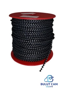 Bulut Dizayn- 10metre Cam Balkon Plastik Boncuklu Ip Zincirleri B Bulut Dizayn- 10metre Cam Balkon Plastik Boncuklu Ip Zincirleri B