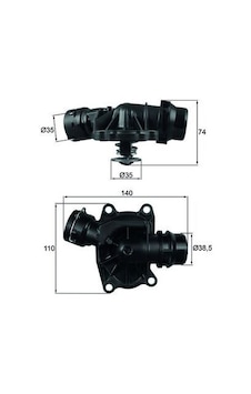 Mahle Tı233.88 Termostat 88 C Bmw M57 E46 E39 E38 E53 . Land Rover Range Rover Iıı 306d1 L322 11512354056- pel000050