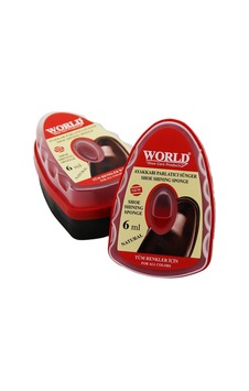 World Ayakkabı Parlatıcı Sünger 6ml Hazneli - 6'li Paket Diğer World Ayakkabı Parlatıcı Sünger 6ml Hazneli - 6'li Paket Diğer