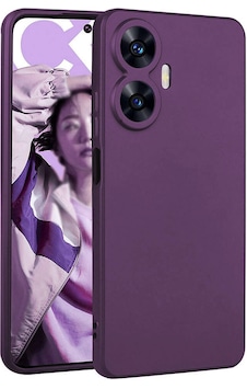 Noktaks - Realme C55 Uyumlu - Kılıf Mat Soft Esnek Premier Silikon Kapak - T28105 - Mürdüm Mürdüm Noktaks - Realme C55 Uyumlu - Kılıf Mat Soft Esnek Premier Silikon Kapak - T28105 - Mürdüm Mürdüm