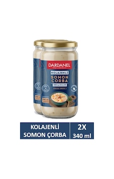 Dardanel Hazır Yemek Somon Çorba Cam Kavanoz 340 Gr X 2 Adet Dardanel Hazır Yemek Somon Çorba Cam Kavanoz 340 Gr X 2 Adet