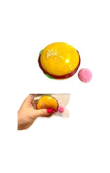 Moj Moj Taba Squish Hamburger Sukuşi Yumuşak Stres Atıcı Oyuncak - 1 Adet Moj Moj Taba Squish Hamburger Sukuşi Yumuşak Stres Atıcı Oyuncak - 1 Adet