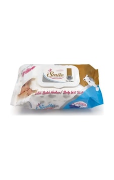 Smile 90Lı Islak Bebek Havlusu (Alcohol Paraben Free) Islak Mendi