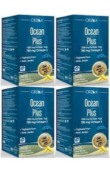 Ocean Plus Balık Yağı Omega3 1200 Mg 4 x 50 Softjel