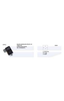 Silecek Zamanlama Rolesi 12v Fıat Dkş 85009375 1 Ad