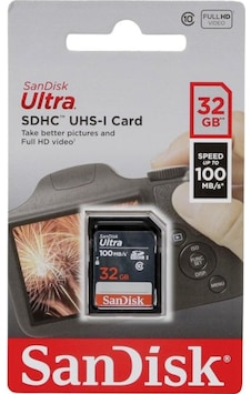 Sandisk Ultra 32Gb Sdhc 100Mb/S Hafıza Kartı Sandisk Ultra 32Gb Sdhc 100Mb/S Hafıza Kartı