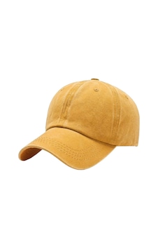 Tezzgelsin Unisex % 100 Pamuklu Eskitme Kep Şapka Sarı Tezzgelsin Unisex % 100 Pamuklu Eskitme Kep Şapka Sarı